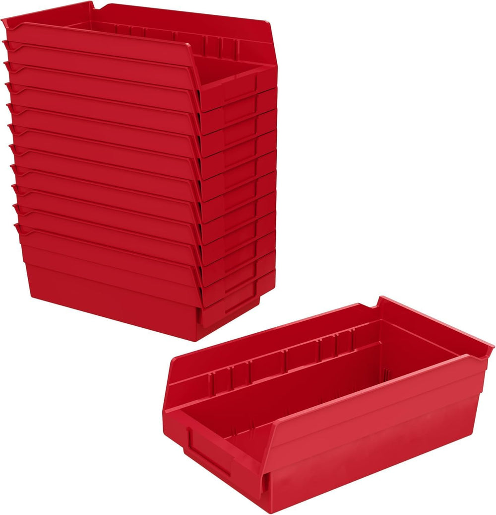 Akro-Mils 30130 Plastic Shelf Bins, Heavy Duty Storage Bins