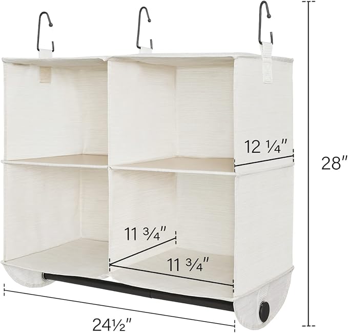 StorageWorks Hanging Closet Organizer - Image 3