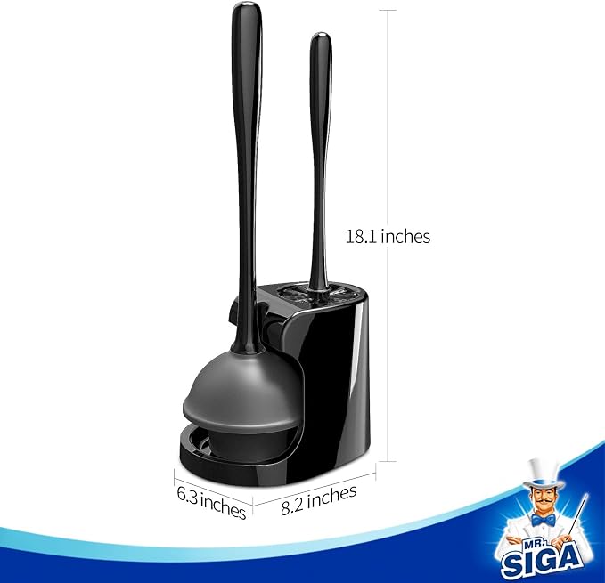 MR.SIGA Toilet Plunger and Bowl Brush Combo - Image 8
