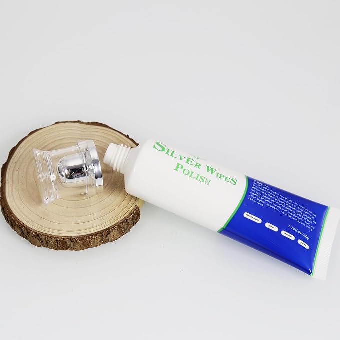 Silver Wipe Polish Cleaner Removes Surface Oxidation Tarnish from Sterling - Image 3
