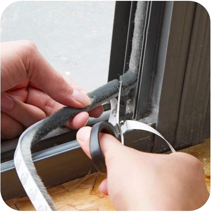 Weather Stripping Brush for Sliding Windows/Doors Frame Side, Pile Self - Image 8