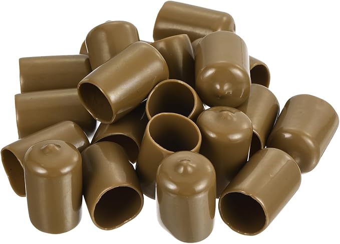 uxcell 20pcs Rubber End Caps 18mm ID Vinyl PVC Round Tube Bolt Cap Cover Screw - Image 4