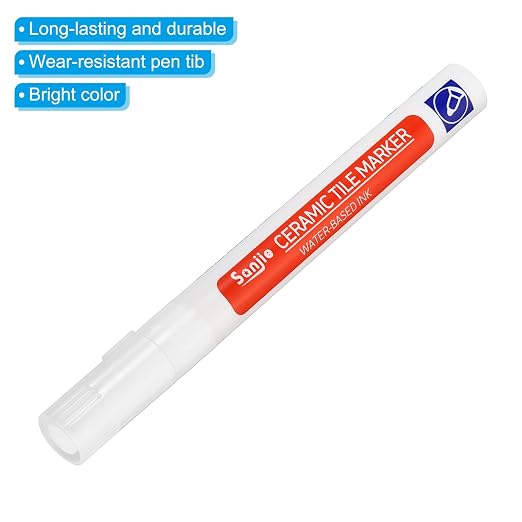 PATIKIL Grout Pen, 4 Pack White Tile Marker Waterproof Grout Sealer Pen Tile - Image 4