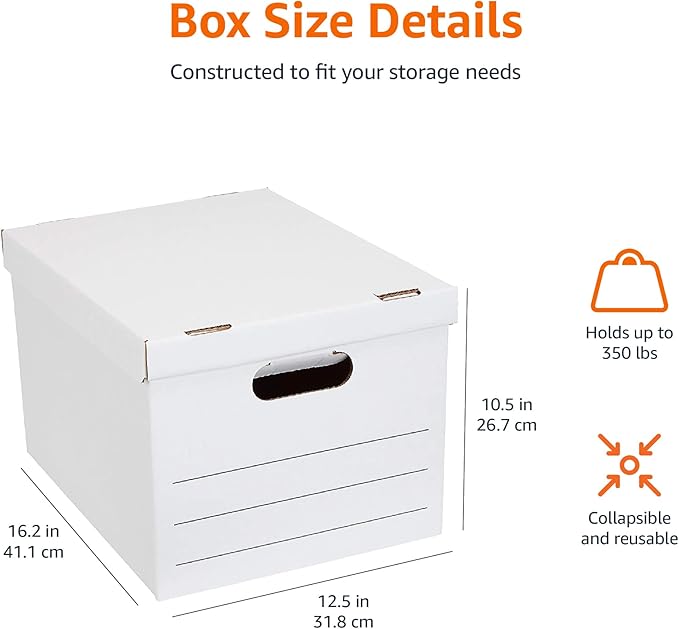 Amazon Basics Storage/Filing Boxes - Image 6