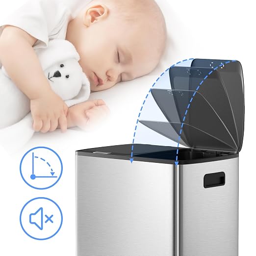 KUK 60 Liter / 16 Gallon Dual Trash Can - Image 5