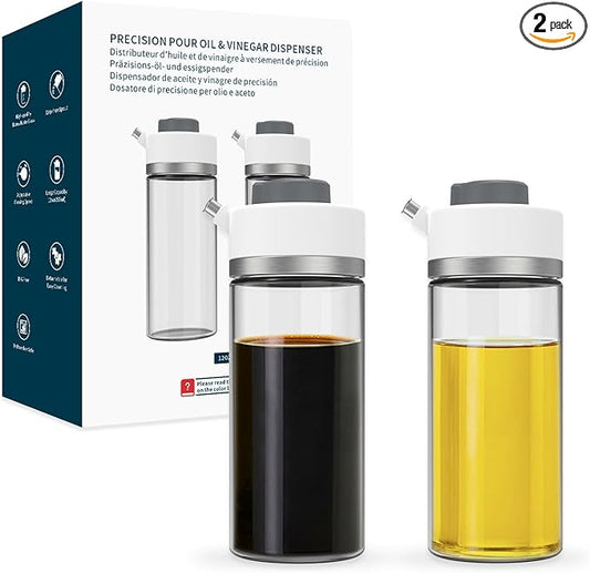 KITCHENDAO Precision Pour Glass Oil Dispenser 2-Piece Set by KITCHENDAO