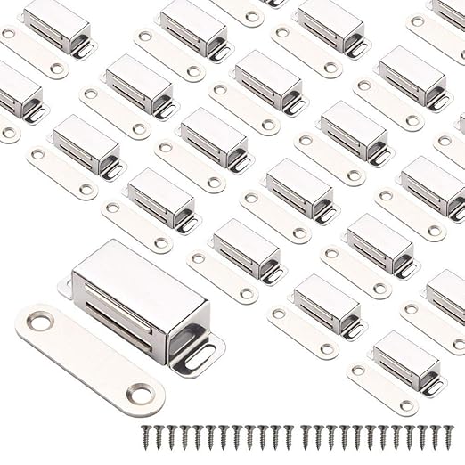 Mousike Cabinet Magnets Magnetic Door Catch Stainless Steel Door Magnet by Mousike