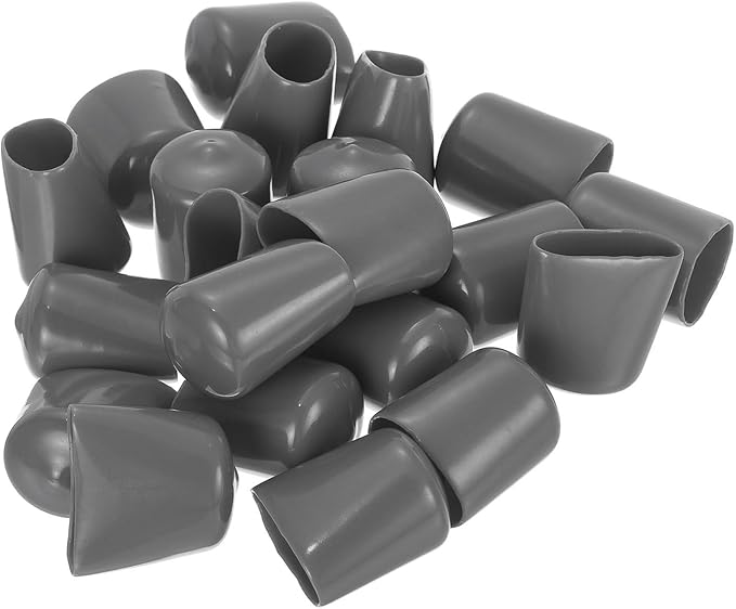 uxcell 20pcs Rubber End Caps 20mm ID Vinyl PVC Round Tube Bolt Cap Cover Screw - Image 4