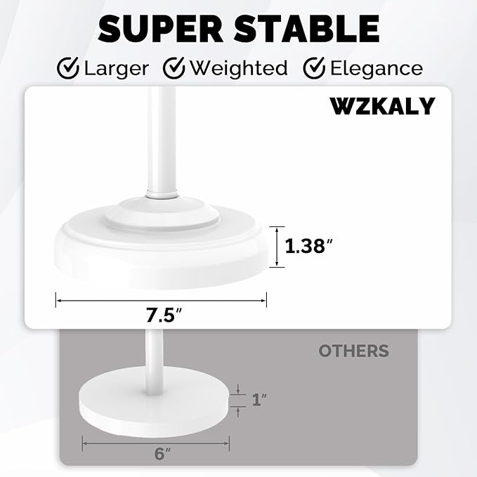 Toilet Paper Holder Stand, Post Pivoting Design & Stable Weighted Base SUS304 - Image 6