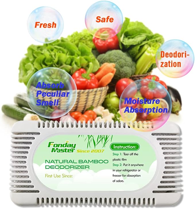 2Packs Fonday Refrigerator Deodorizer Odor Eliminator - Image 5