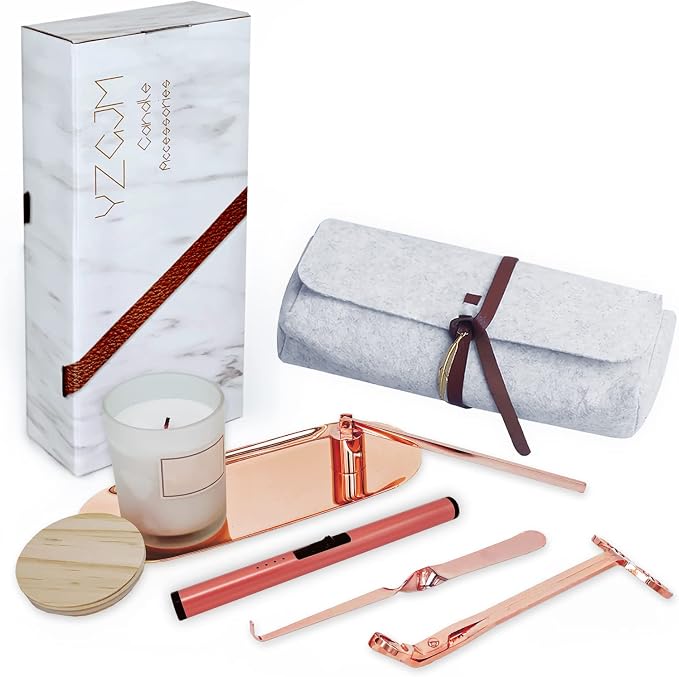 Exquisite Candle Accessories Tool Pack Bag, Rechargeable Electric Lighter， Wick by YZGJM