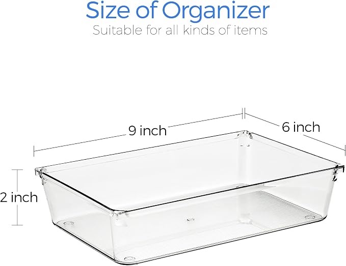 Ravinte 6 Pack Drawer Organizer - Image 3