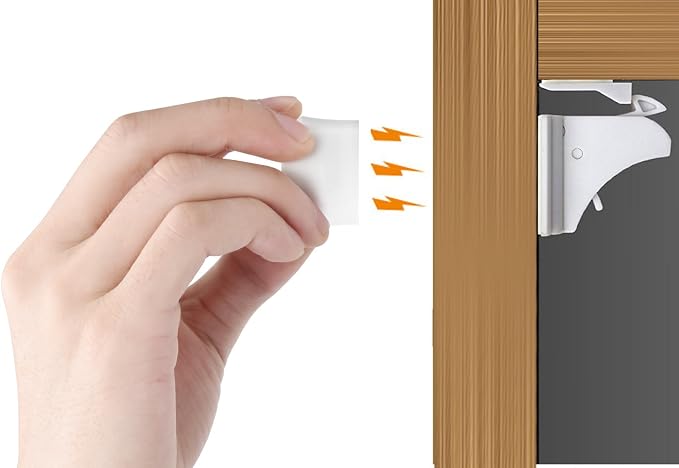 Vmaisi Adhesive Magnetic Locks for Cabinets & Drawers - Image 8