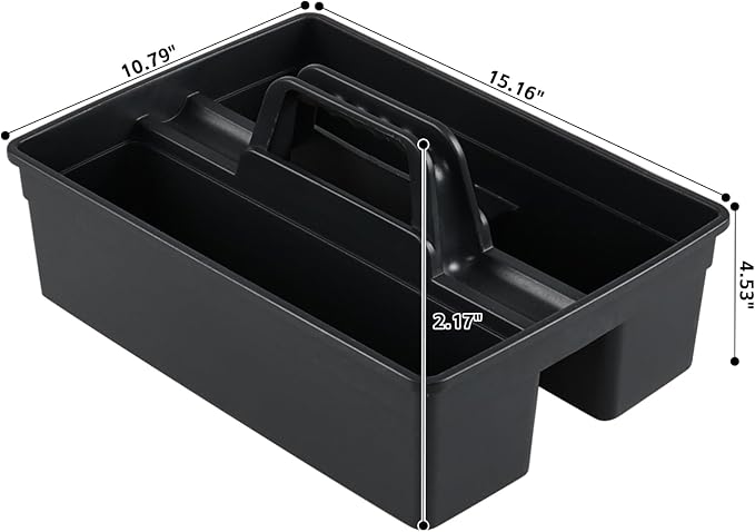 6 Pack Plastic Cleaning Caddy - Image 2