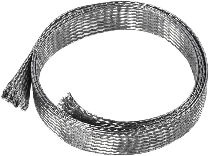 uxcell 3.3Ft - 41/64 Inch 304 Stainless Steel Sleeving Expandable Hose Cover - Image 4