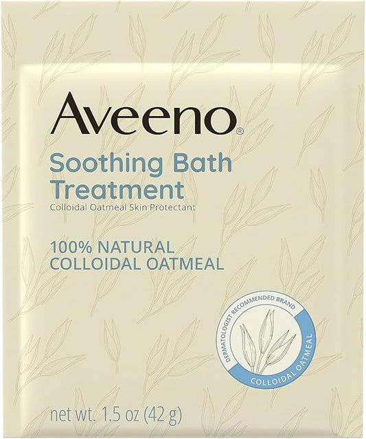 Aveeno Fragrance Free Soothing Bath Treatment, 100% Natural Colloidal Oatmeal - Image 2