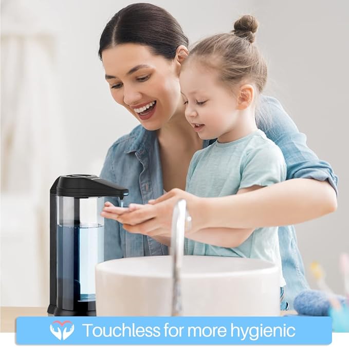 Secura 17oz Automatic Liquid Soap Dispenser, Touchless Battery Operated Hand - Image 3