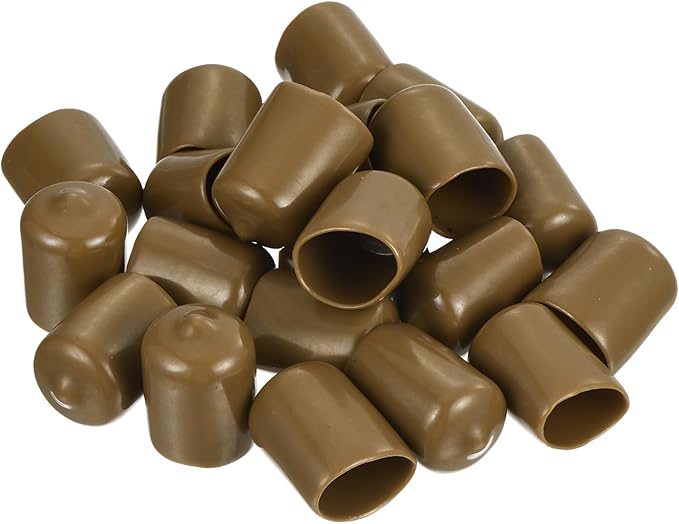 uxcell 20pcs Rubber End Caps 15.5mm ID Vinyl PVC Round Tube Bolt Cap Cover - Image 4