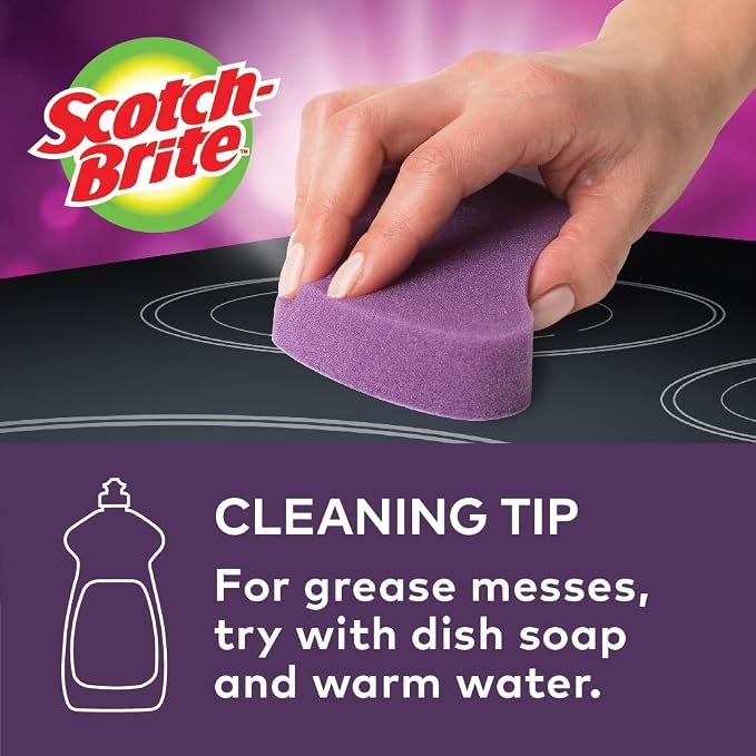 Scotch-Brite™ Glass Cooktop Pads, 4.1 in x 3.4 in x 1 in - Image 2