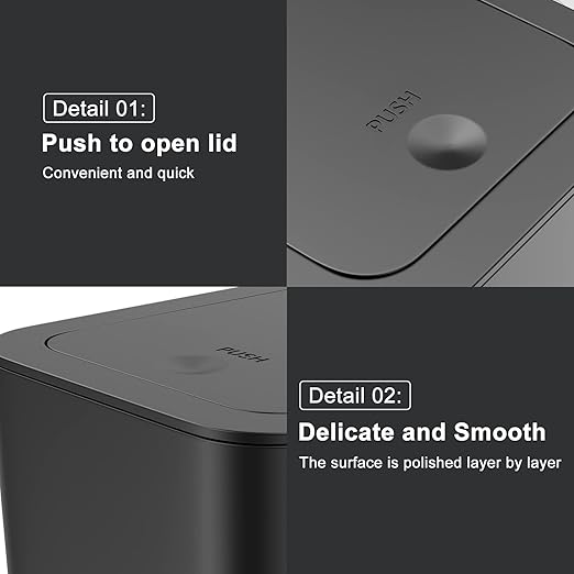 N. NETDOT 3 Pack Small Trash Can - Image 7
