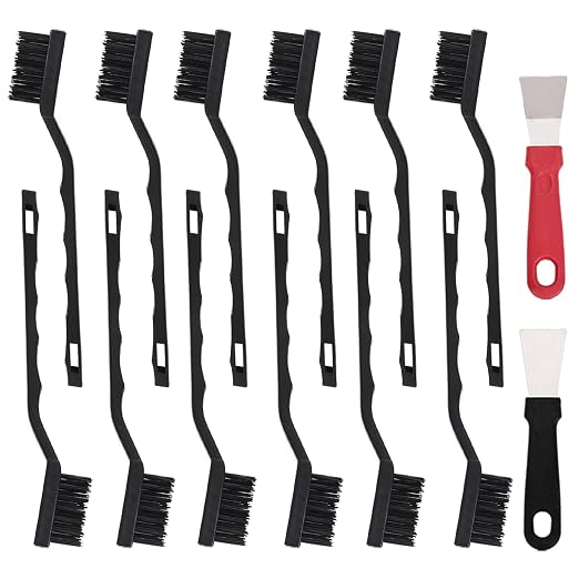 48 Pcs Mini Nylon Brush Set, Nylon Scratch Brush by Unknown