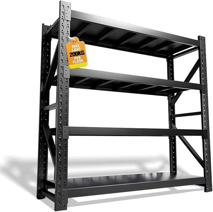 5000lbs Load Capacity, Heavy Duty 4-Tier Steel Shelving Unit, Adjustable by Unknown
