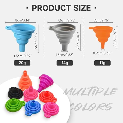 6 PC Kitchen Funnel Set, 2025 New Funnels - Image 2