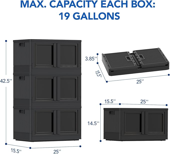 FLEXIMOUNTS 228 QT Stackable Storage Bins - Image 8