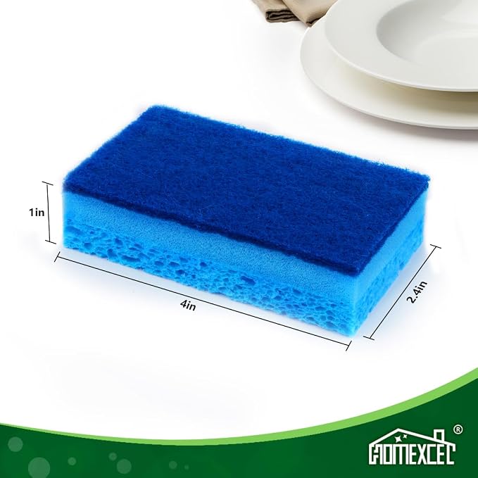 HOMEXCEL Sponges Kitchen 12pcs, Non-Scratch Sponges - Image 4