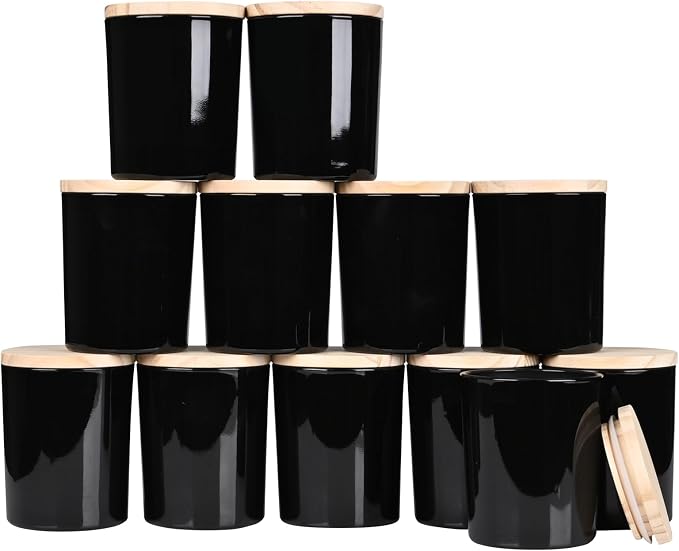 Thick Candle Jars for Making Candles 12 Pcs, 7 OZ Empty Jars by Showin