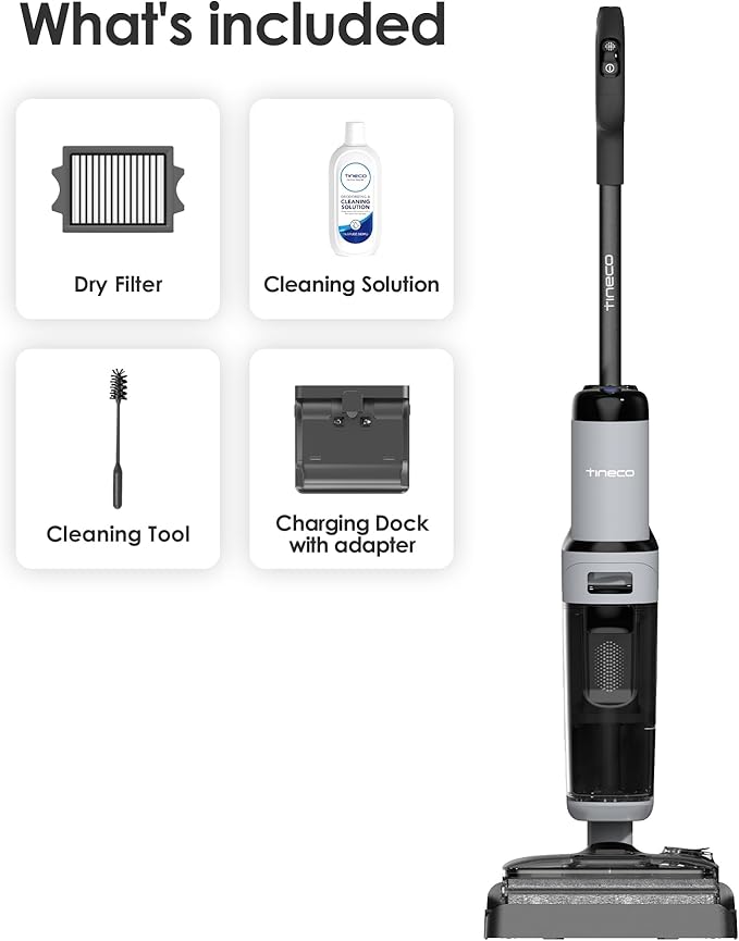 Tineco Floor ONE i5 Stretch Wet Dry Vacuum Cleaner, Vacuum & Mop in One Step - Image 9