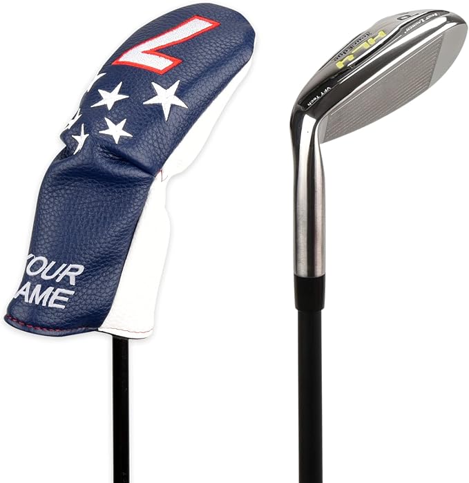 Blue and White Stars Hybrid Iron Head Covers - Image 5