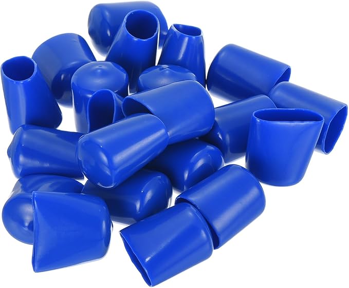 uxcell 20pcs Rubber End Caps 20mm ID Vinyl Round Tube Bolt Cap Cover Screw - Image 4