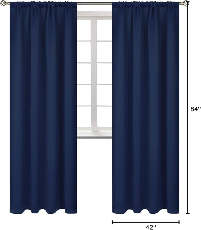 BGment Rod Pocket Blackout Curtains - Image 8