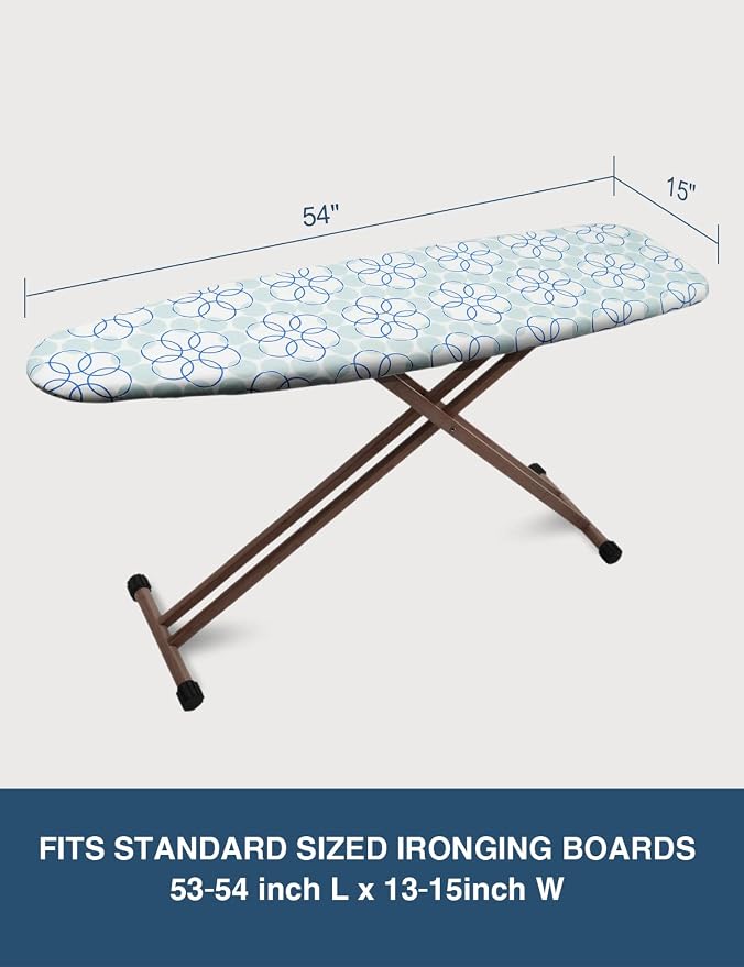 Ironing Board Cover and Pad, Resist Scorching and Staining, 15x54 Reflective - Image 6