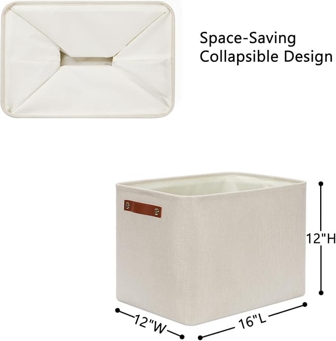 DULLEMELO 2-Pack Large Storage Baskets - Image 2