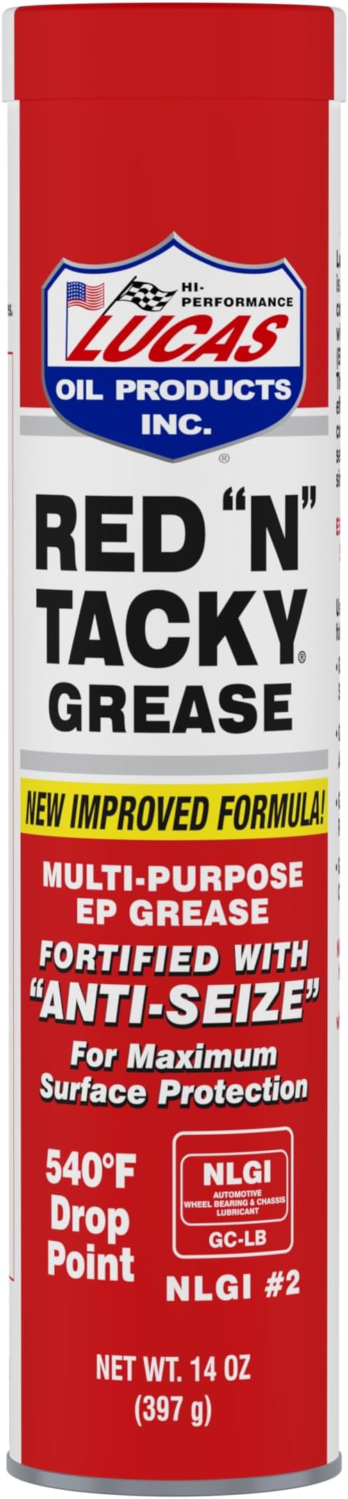 Lucas Oil 10005 Red 'N' Tacky Grease by LUCAS