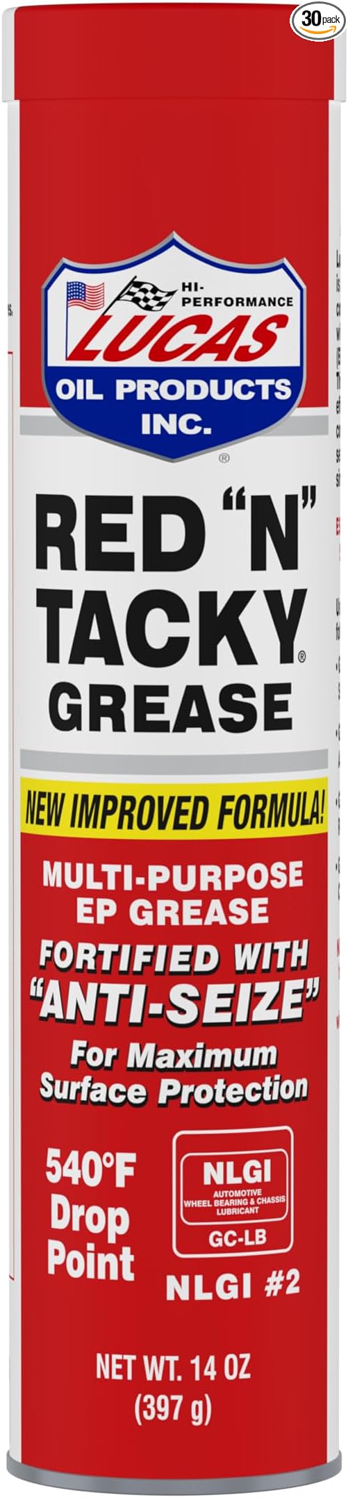 Lucas 10005-30PK Red N' Tacky Grease by LUCAS