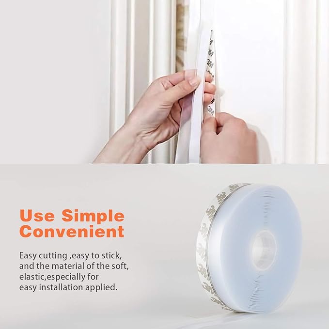 26 Feet Silicone Seal Strip, Transparent, 60MM - Image 5