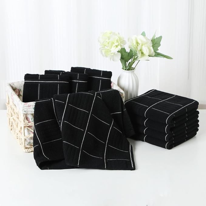 Glynniss Kitchen Towels and Dishcloths Set, Four Kitchen Dish Towels 16x26 - Image 4