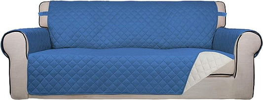 PureFit Reversible Quilted Sofa Cover, Water Resistant Slipcover Furniture by PureFit