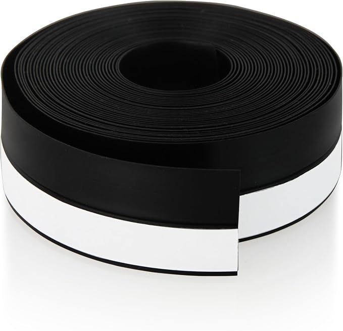 Silicone Weather Stripping Door Seal Strip, 16.4 Feet Self Adhesive Sealing by Vivikivi