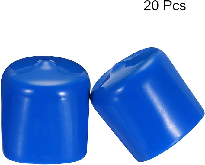 uxcell 20pcs Rubber End Caps 38mm ID Vinyl PVC Round Tube Bolt Cap Cover Screw - Image 2