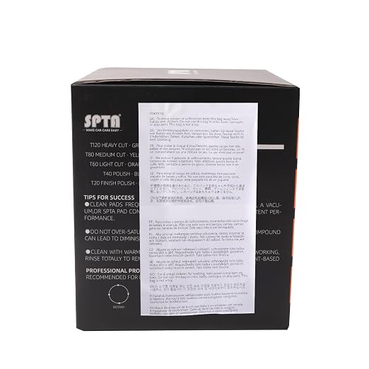 Buffing Polishing Pads, SPTA 5Pc 3.5 Inch Face - Image 17