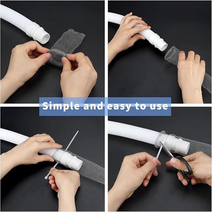 Stainless Steel Lint Traps for Washing Machine Drain Hose – Mesh Filter - Image 6