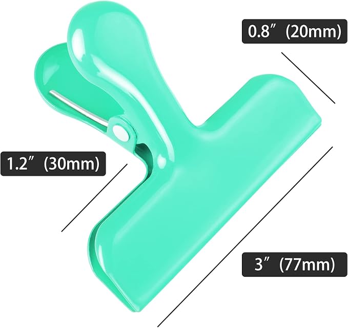 Bag Clips Heavy Duty Stainless Steel Chip Clips, Food Bags Clamp Great - Image 2