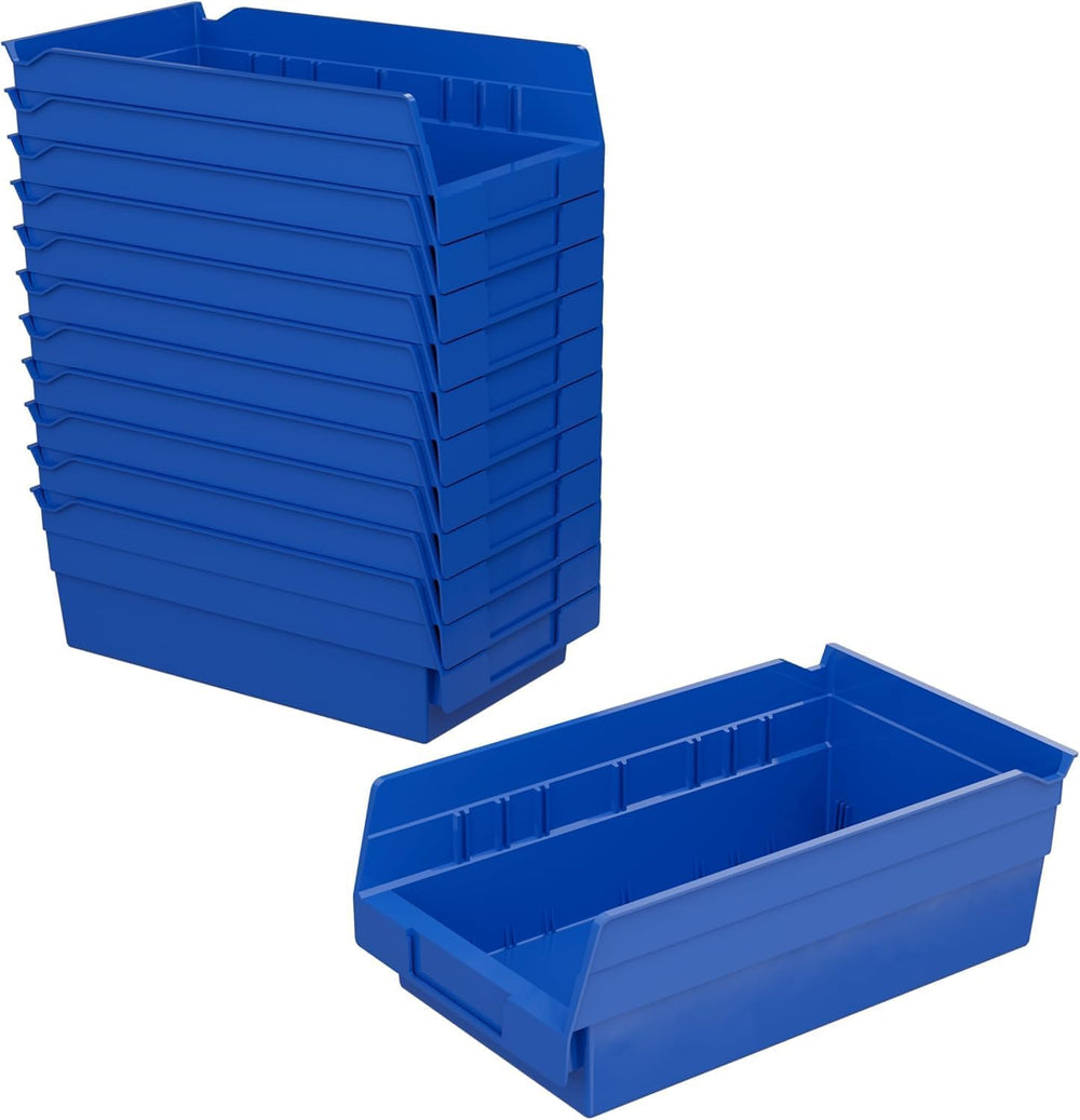 Akro-Mils 30130 Plastic Shelf Bins, Heavy Duty Storage Bins