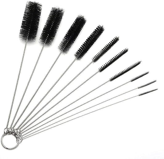 Long Straw Brush, Nylon Pipe Tube Cleaner 8.2-ihch 10 Different Diameters Set by DESIN