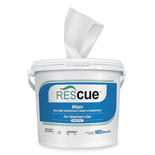REScue One-Step Disinfectant Cleaner & Deodorizer Wipes by REScue