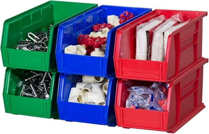 Akro-Mils 30230 AkroBins Plastic Storage Bins, Space-Saving Stackable Bins - Image 8